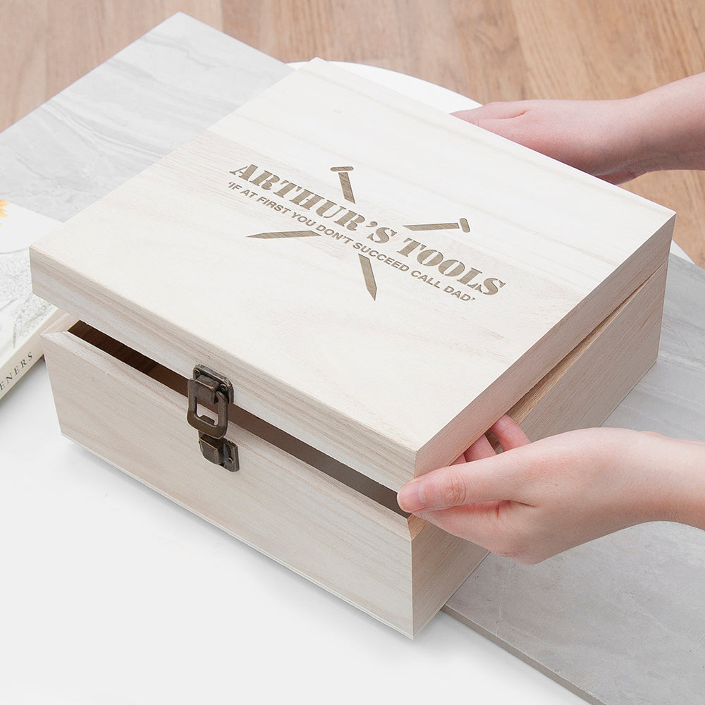 Personalised Saves The Day Tool Box - Medium