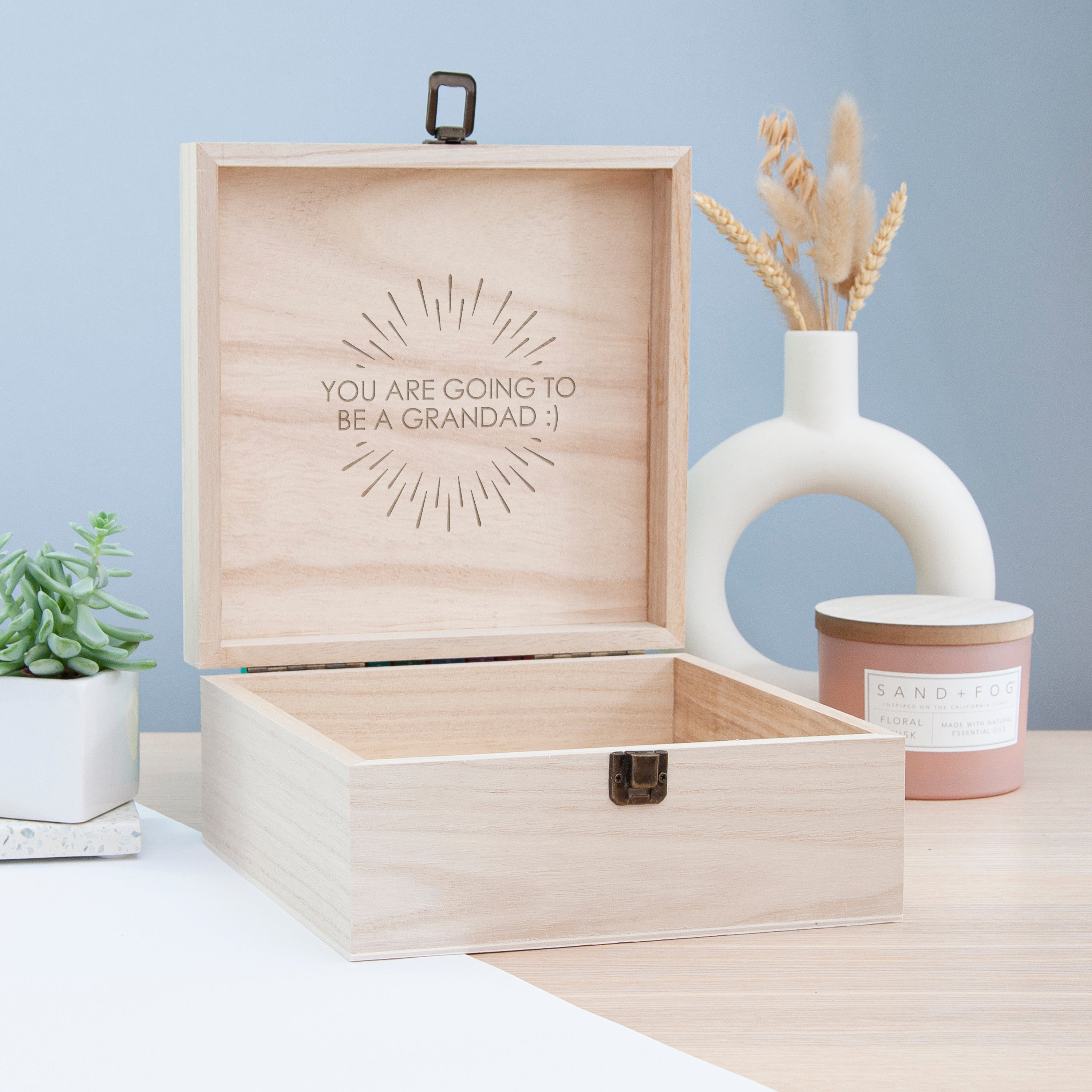 Personalised Surprise Announcement Box - Medium