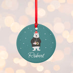 Personalised Polar Bear Christmas Decoration