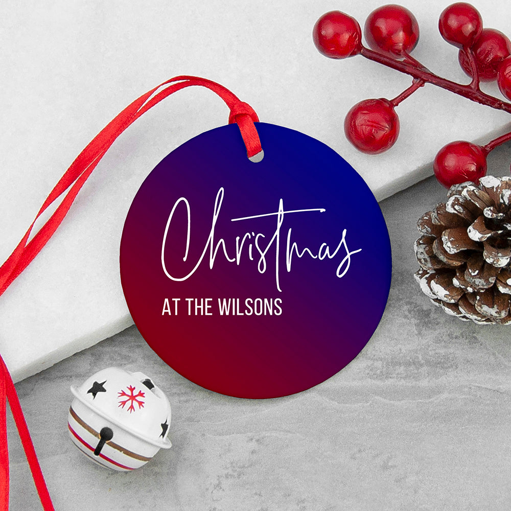 Personalised Family Christmas Decoration