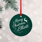 Personalised Merry Christmas Decoration