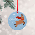 Personalised Flying Rudolph Christmas Decoration