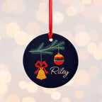 Personalised Christmas Tree Baubles Decoration