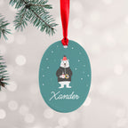 Personalised Polar Bear Christmas Decoration