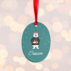 Personalised Polar Bear Christmas Decoration