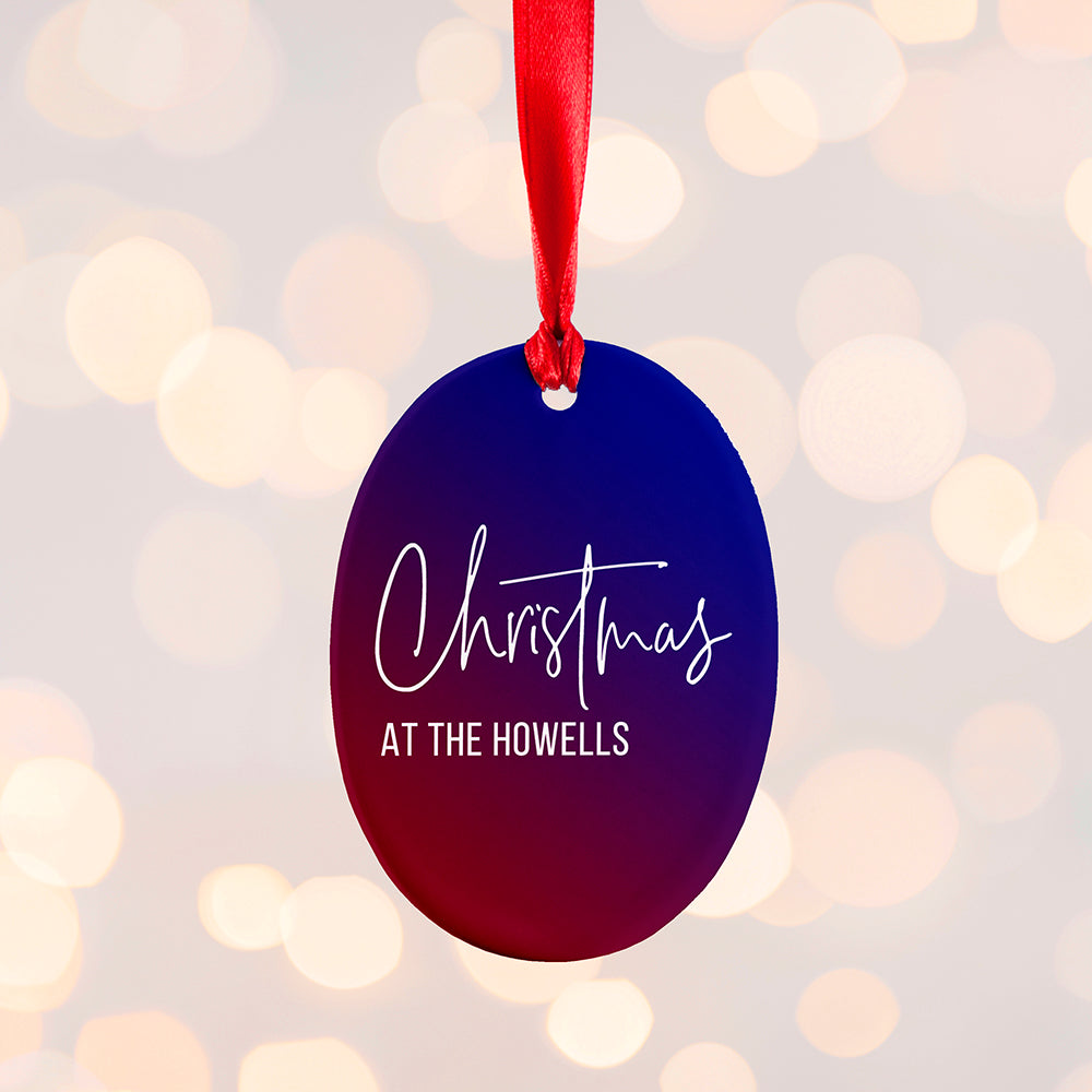 Personalised Family Christmas Decoration