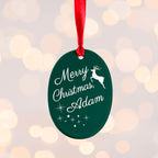 Personalised Merry Christmas Decoration