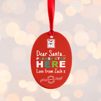 Personalised Dear Santa Christmas Decoration