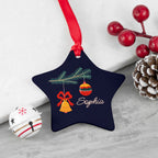 Personalised Christmas Tree Baubles Decoration