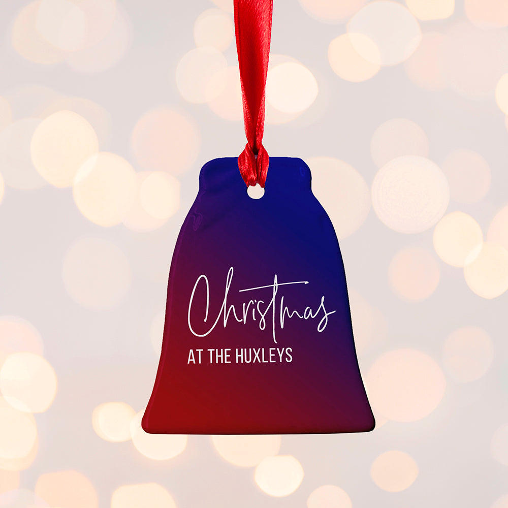 Personalised Family Christmas Decoration