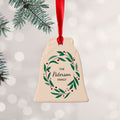 Personalised Family Wreath Christmas Decoration