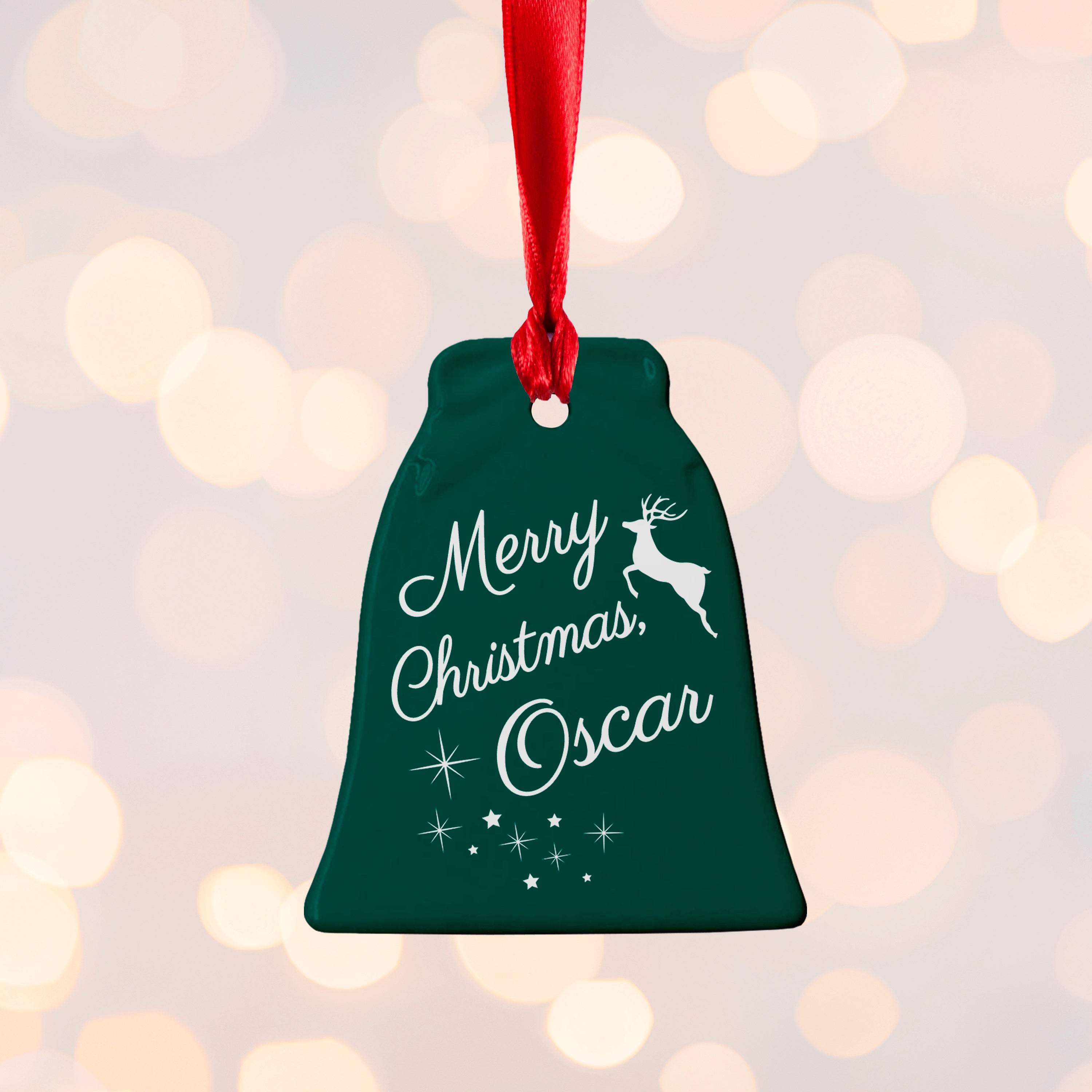 Personalised Merry Christmas Decoration