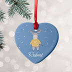 Personalised Festive Moose Christmas Decoration