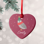 Personalised Winter Owl Christmas Decoration