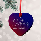Personalised Family Christmas Decoration