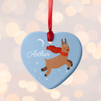Personalised Flying Rudolph Christmas Decoration
