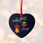 Personalised Christmas Tree Baubles Decoration