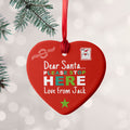 Personalised Dear Santa Christmas Decoration