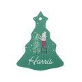Personalised Christmas Mouse Ceramic Decoration