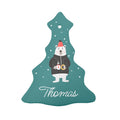 Personalised Polar Bear Christmas Decoration