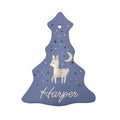 Personalised Moonlit Fawn Christmas Decoration
