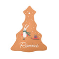 Personalised Sleigh Rabbit Christmas Decoration