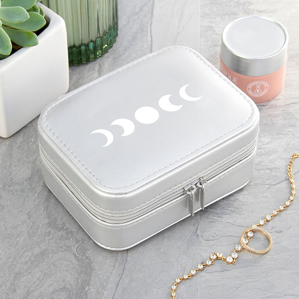 Silver Lunar Cycle Jewellery Case
