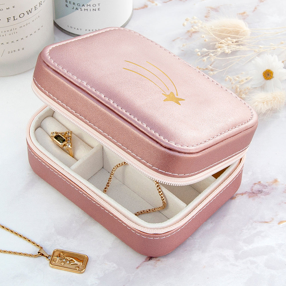Shooting Star Pink Jewellery Case