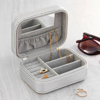 Metallic Silver Sun Jewellery Case