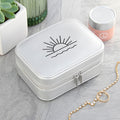 Sparkly Silver Sunset Jewellery Case