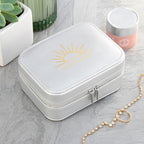 Sparkly Silver Sunset Jewellery Case
