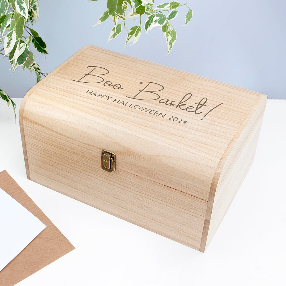 Personalised Boo Basket