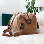 Luxury Waxed Canvas Holdall