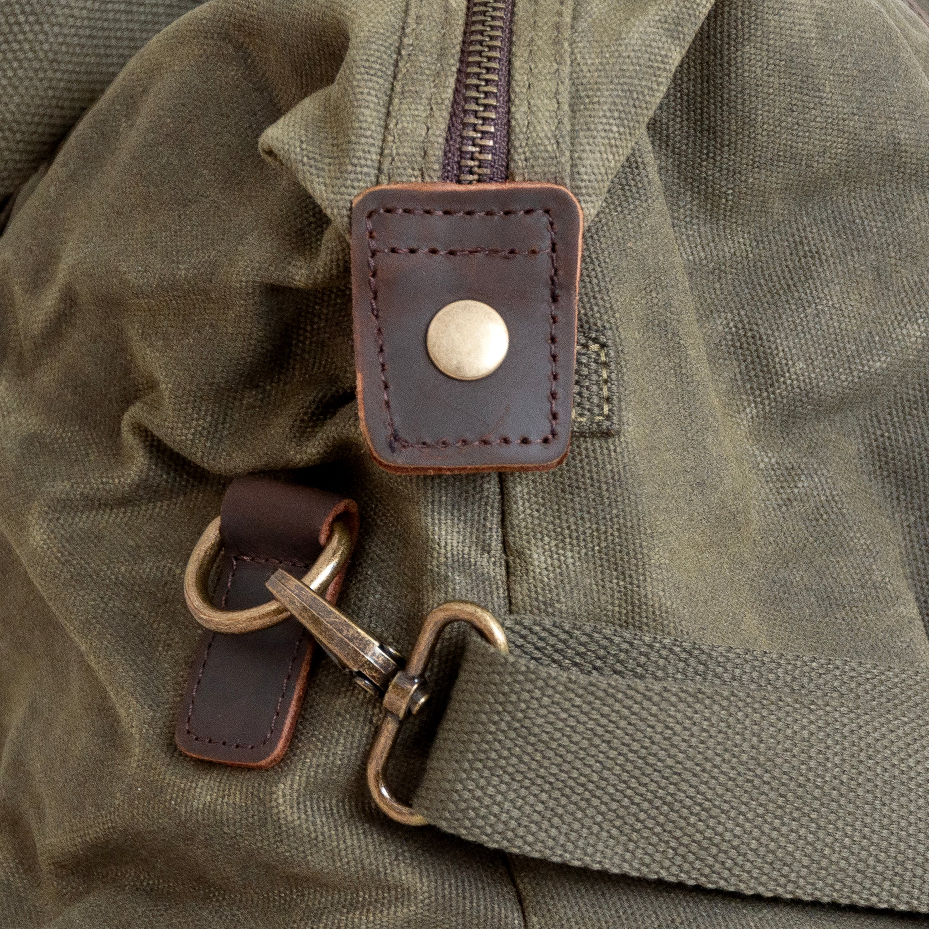 Luxury Waxed Canvas Holdall