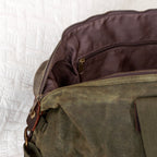 Luxury Waxed Canvas Holdall