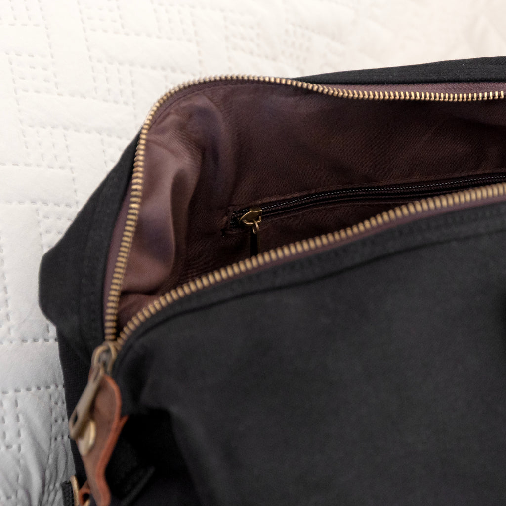 Luxury Waxed Canvas Holdall
