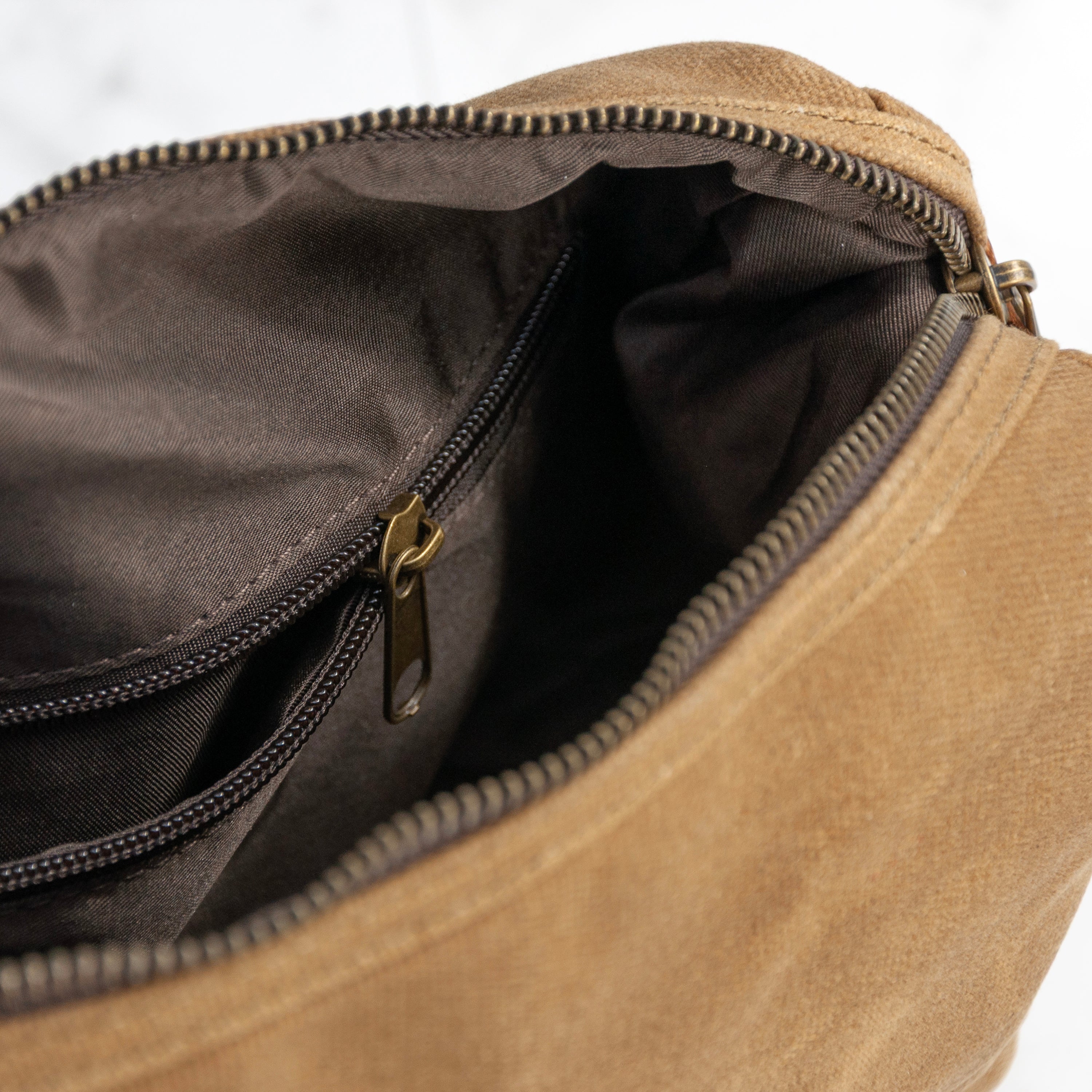 Personalised Men's Waxed Wash Bag