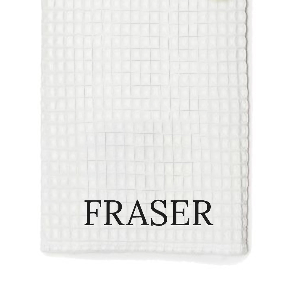 Personalised Waffle Golf Towel