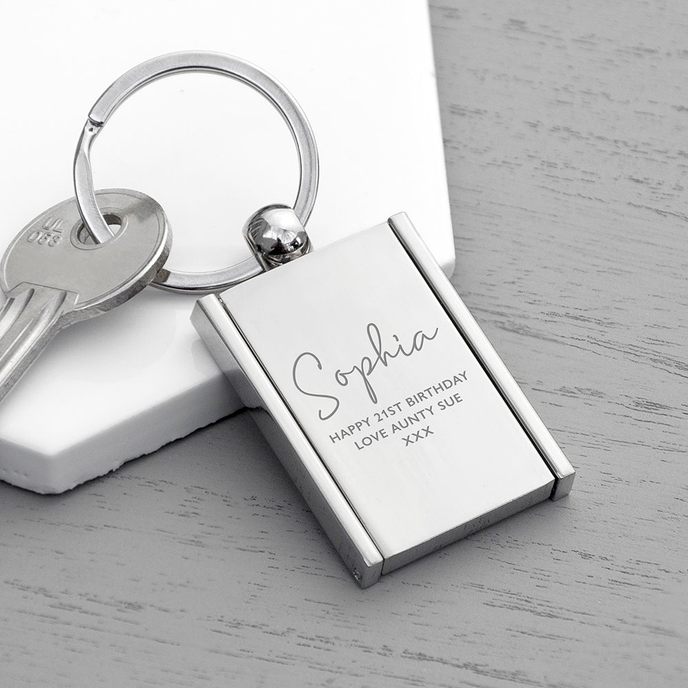 Personalised Special Person Mini Frame Keyring