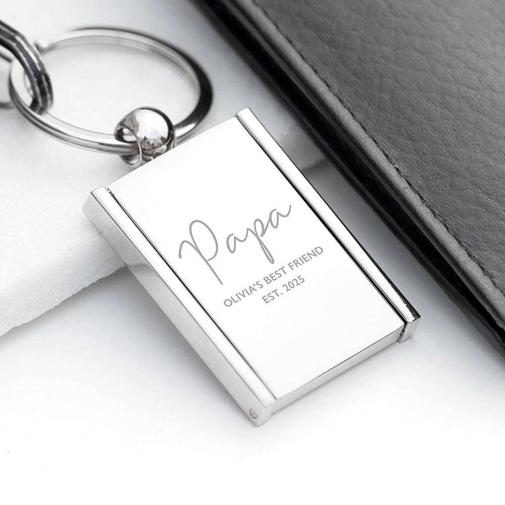 Personalised Special Person Mini Frame Keyring