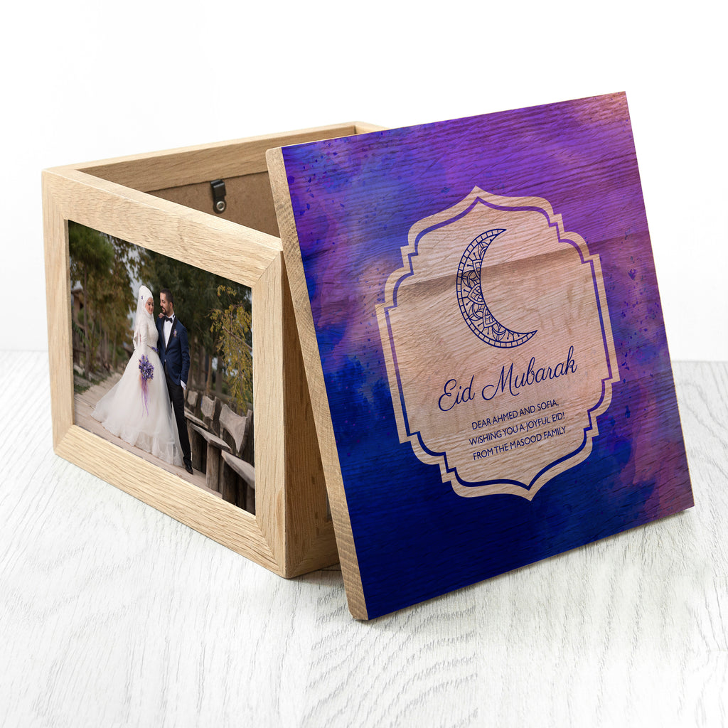 Personalised Eid Mubarak Keepsake Box