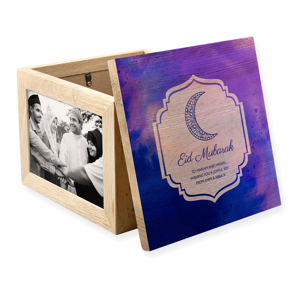 Personalised Eid Mubarak Keepsake Box