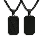 Personalised Men’s Contemporary Dog Tag Necklace