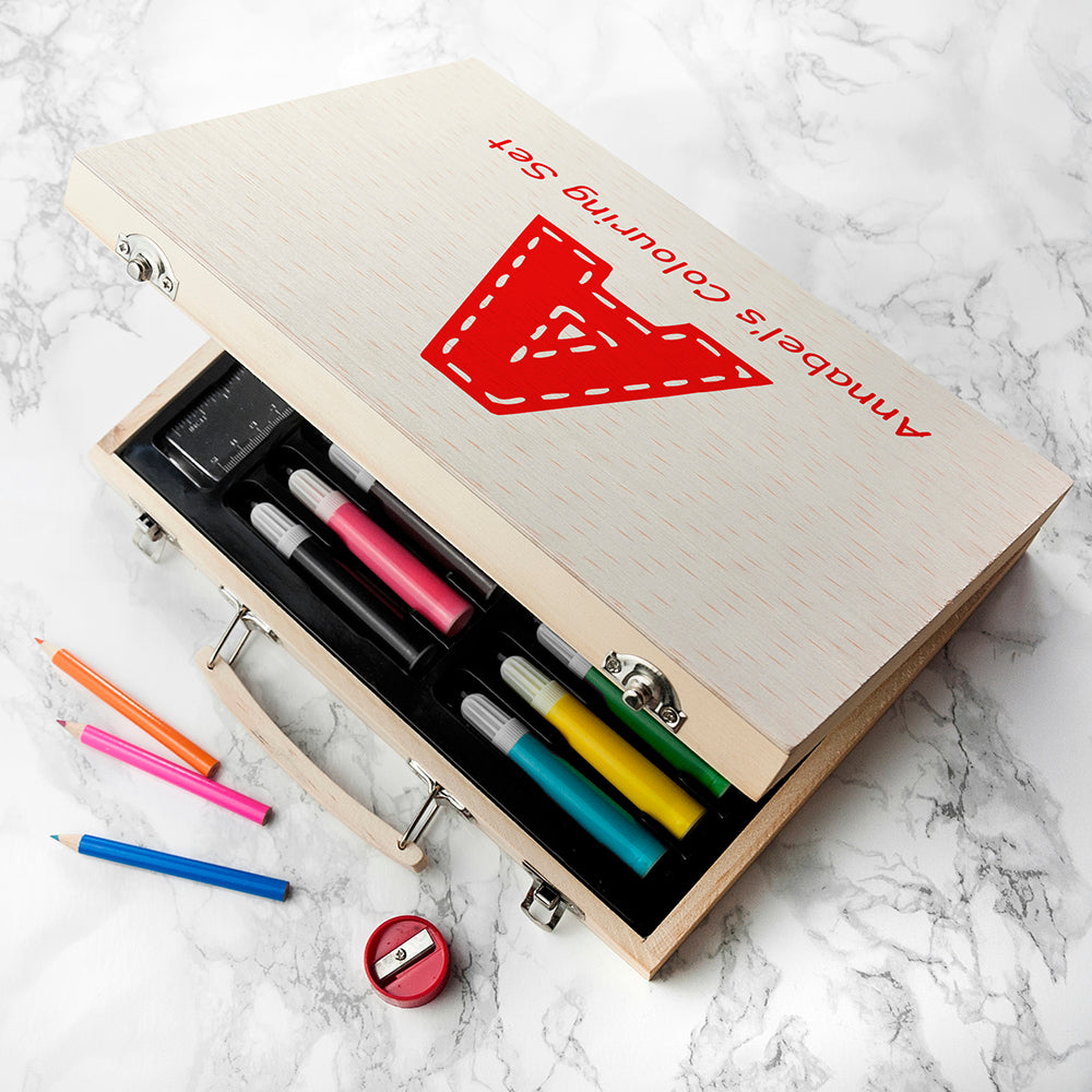 Personalised Children's Colouring In Set