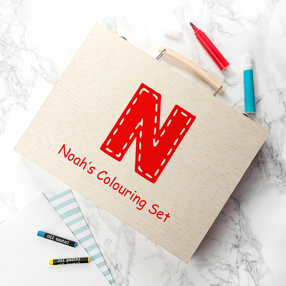 Personalised Children's Colouring In Set
