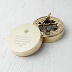 Personalised Iconic Adventurer's Sundial Compass