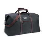 Personalised Washed Canvas Weekend Bag