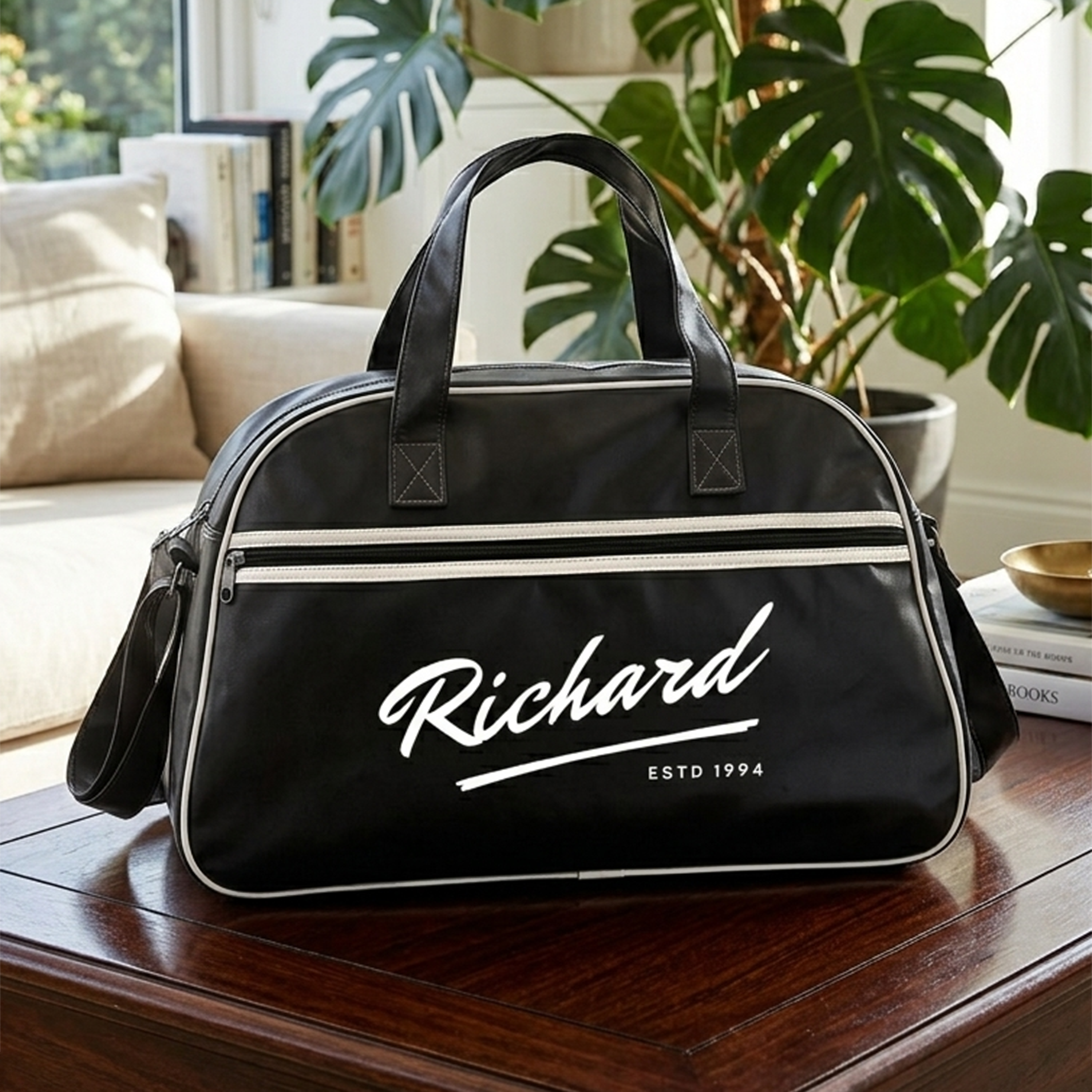 Personalised Vintage Bowling Bag