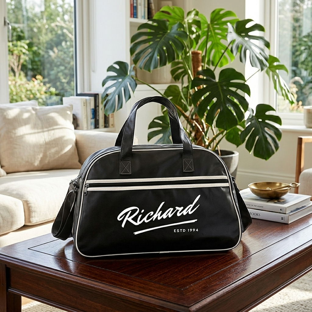 Personalised Vintage Bowling Bag