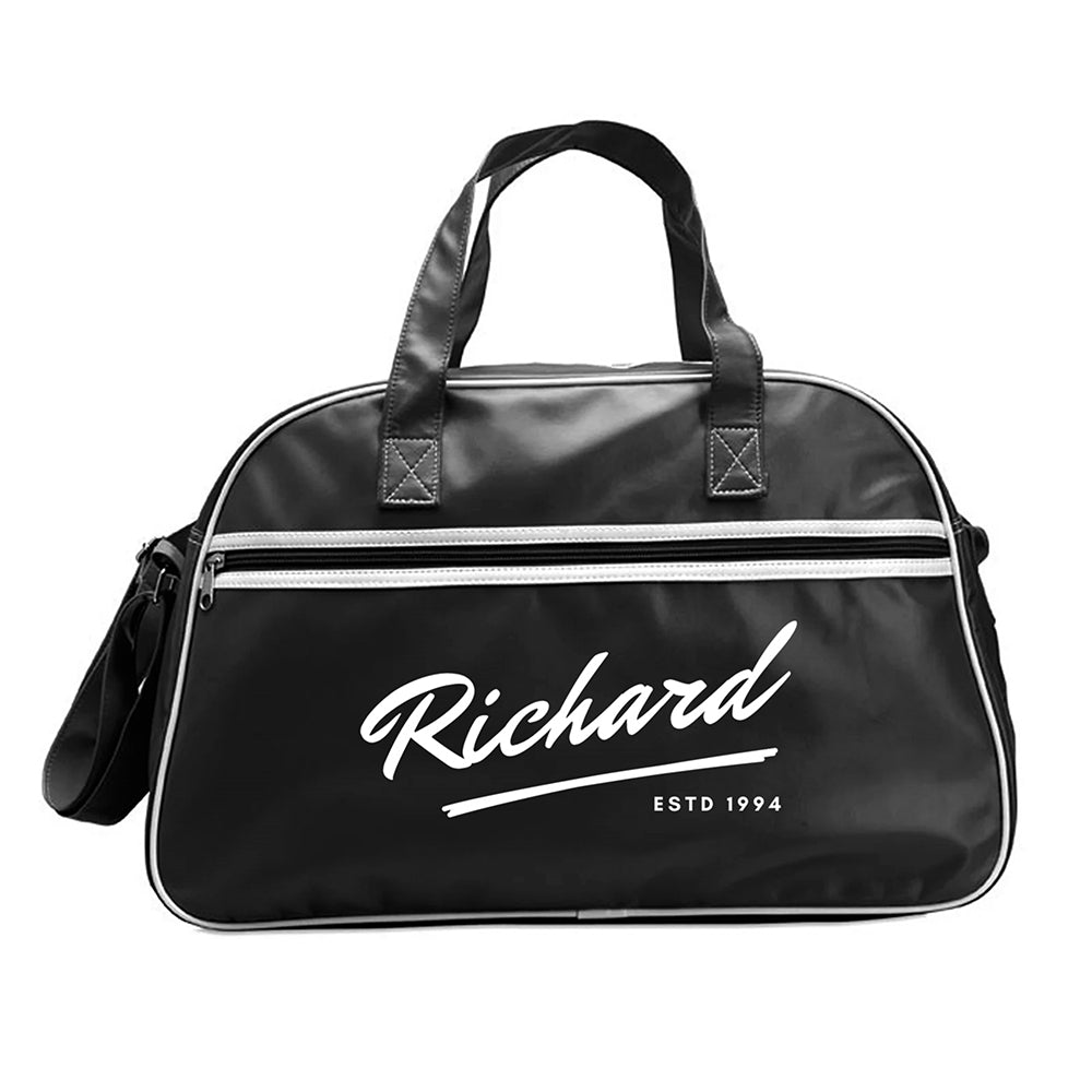 Personalised Vintage Bowling Bag